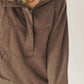 Half Zip Kangaroo Pocket Long Sleeve Hoodie