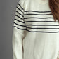 Striped Round Neck Long Sleeve Sweater