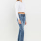 Lovervet Mid Rise Frayed Hem Jeans