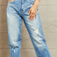 BAYEAS High Waisted Straight Jeans