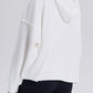 Basic Bae Drawstring Frayed Hem Long Sleeve Hoodie