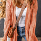 Cable-Knit Dropped Shoulder Cardigan