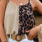 Leopard Round Neck Cami