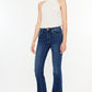 Kancan Cat's Whiskers Raw Hem Flare Jeans