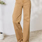 RISEN Full Size Fringe Hem Wide Leg Jeans