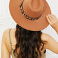 Fame In The Wild Leopard Detail Fedora Hat