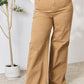 RISEN Full Size Fringe Hem Wide Leg Jeans