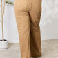 RISEN Full Size Fringe Hem Wide Leg Jeans
