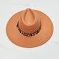 Fame In The Wild Leopard Detail Fedora Hat