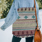 Collared Neck Dropped Shoulder Denim Jacket